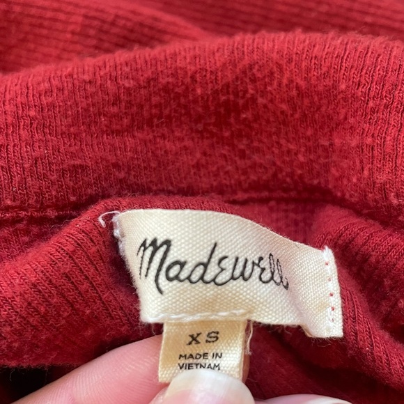 Madewell Plush Ribbed Polo - Picture 5 of 6